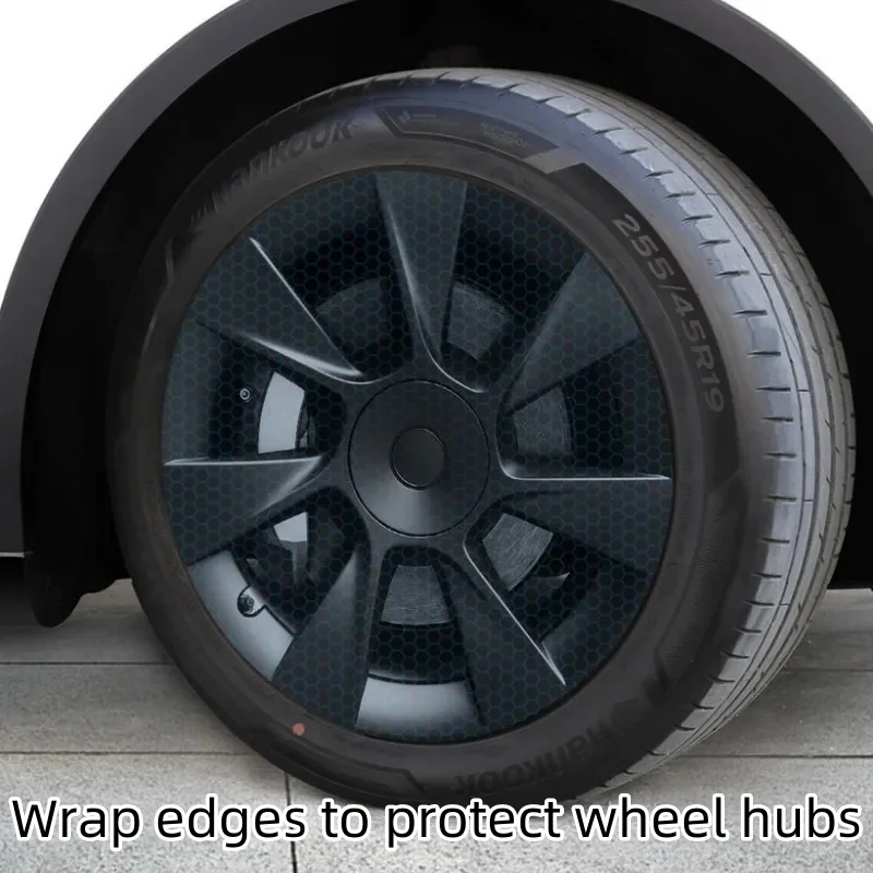 4PCS 19 Inch HubCap Wheel Caps for Tesla Model Y