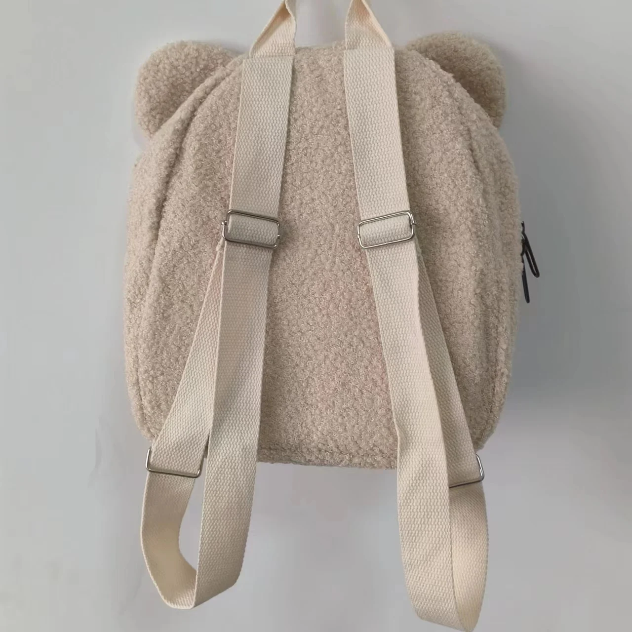 Custom Embroidered Cute Bear Plush Backpack – Personalized Autumn Winter Outdoor Shoulder Bag for Kids, Ideal Children’s Gift Bags & Storage Items Small backpacks