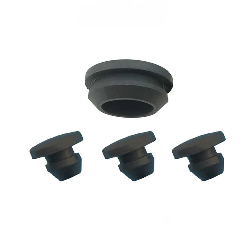 Snap-on Silicone Rubber Cap 2.5-60.6mm T Type Hole Plug Cover Blanking End Cap Tube Inserts Bung Seal Stopper Sealing Plug