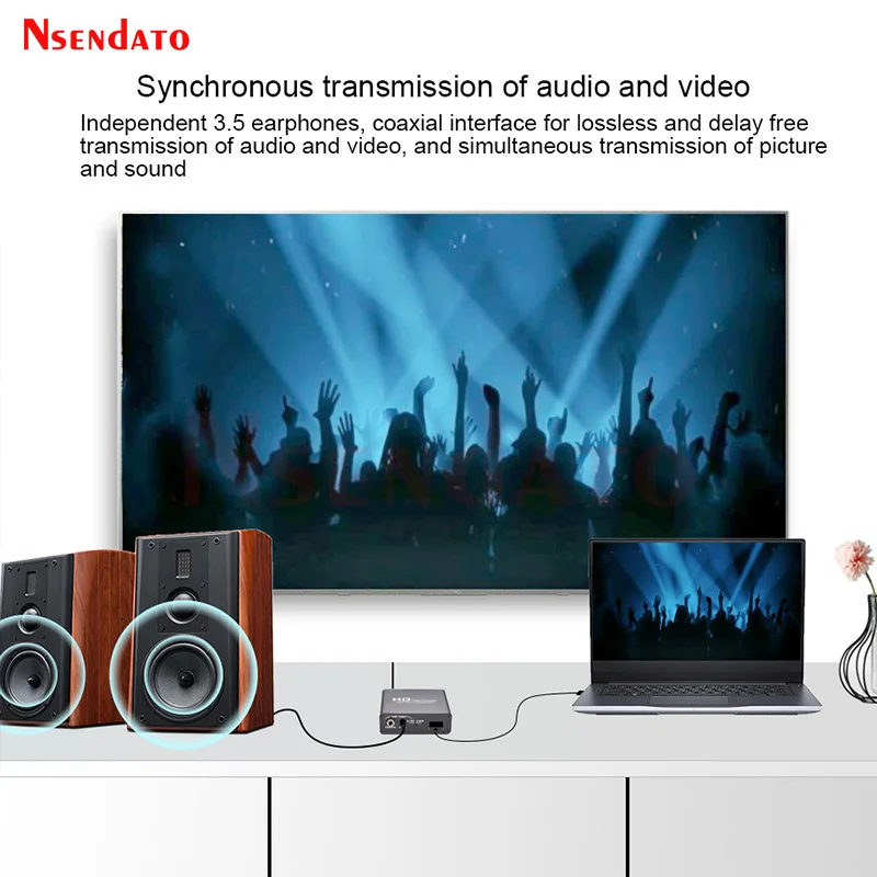HDMI 남성-여성 DVI 비디오 박스 어댑터 컨버터 HDMI DVI 비디오 어댑터 (3.5mm 동축 케이블 포함) PS3 XBOX360 블루레이 DVD HDTV용