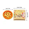 1set 1/6 1/12 Miniature Dolls Food Mini Pizza Bread Drinks Model for Barbie Blyth Dollhouse Kitchen Accessorie Kids Pretend Play 3