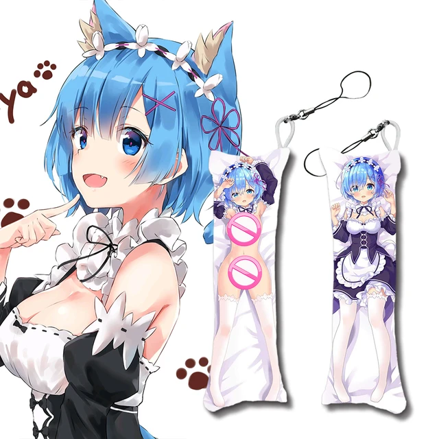 Darling In The Franxx 02 Zero Two Pendant Small Keychains Dakimakura  Cartoon Japanese Anime Mini Body Pillow Pendants