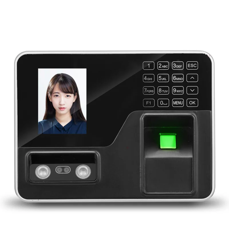 ZXX3 Fingerprint Time Attendance Machine Face Recognition Sign-in Machine Multi-language Optional