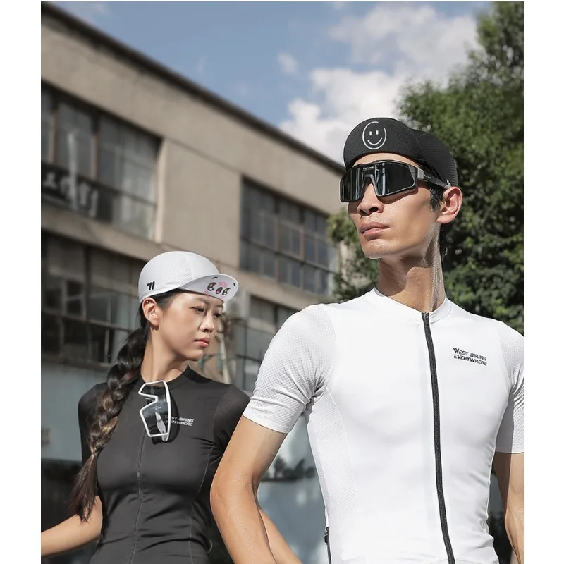 Cycling Cap Flipable Brim Cute Smiling Face Print Mesh Breathable Running Hat Spring & Summer Cycling hat cycling caps cycling hat cycling hats running hat