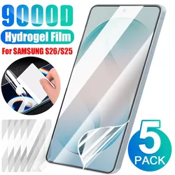 Ultimate Full Cover Anti - Scratch HD Screen Protector - Soft TPU Hydrogel Film - 5Pcs Hydrogel Film (For S25 Plus)