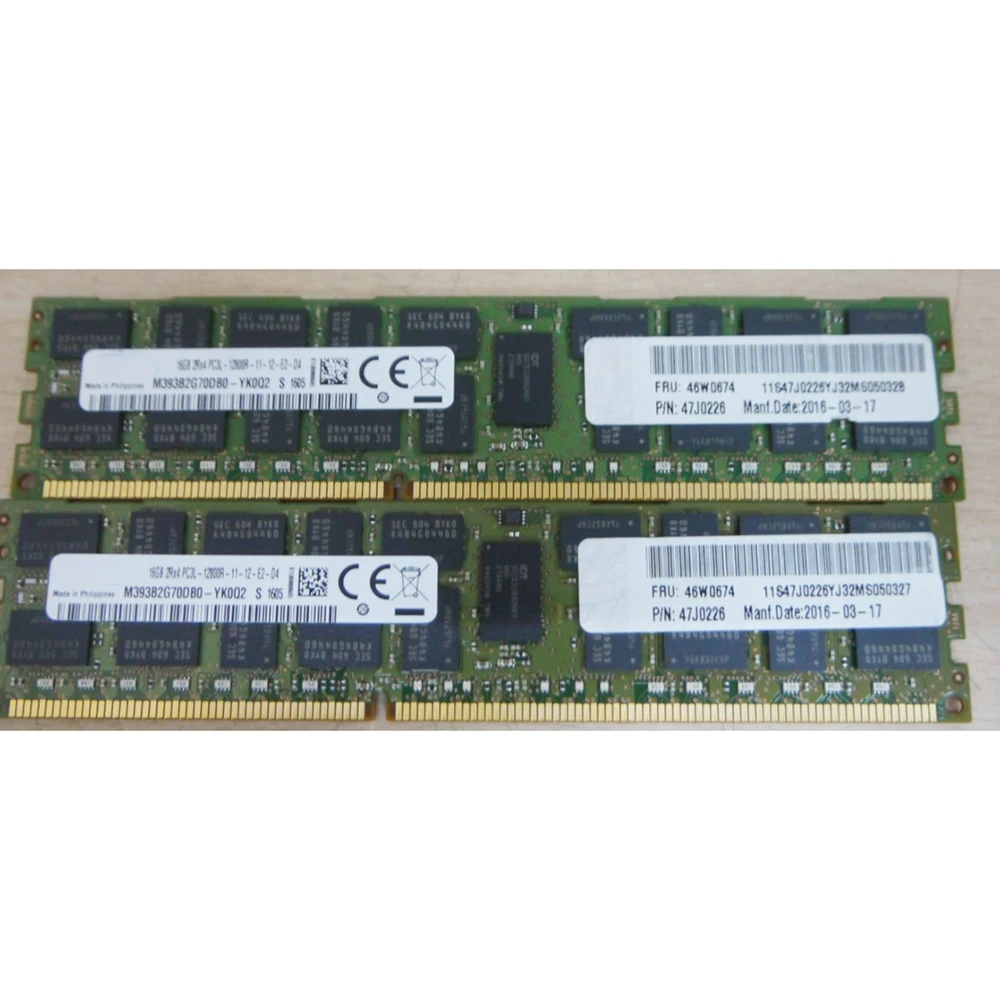 1PCS For Server Memory X3650 M3/4 X3755 M3 X3850 X5/6 X3950 X6 X3550 M2/3/4 46W0672 46W0674 46W0671 49Y1565 16GB 1600 ECC REG 4 1PCS For Server Memory X3650 M3/4 X3755 M3 X3850 X5/6 X3950 X6 X3550 M2/3/4 46W0672 46W0674 46W0671 49Y1565 16GB 1600 ECC REG - Image 2