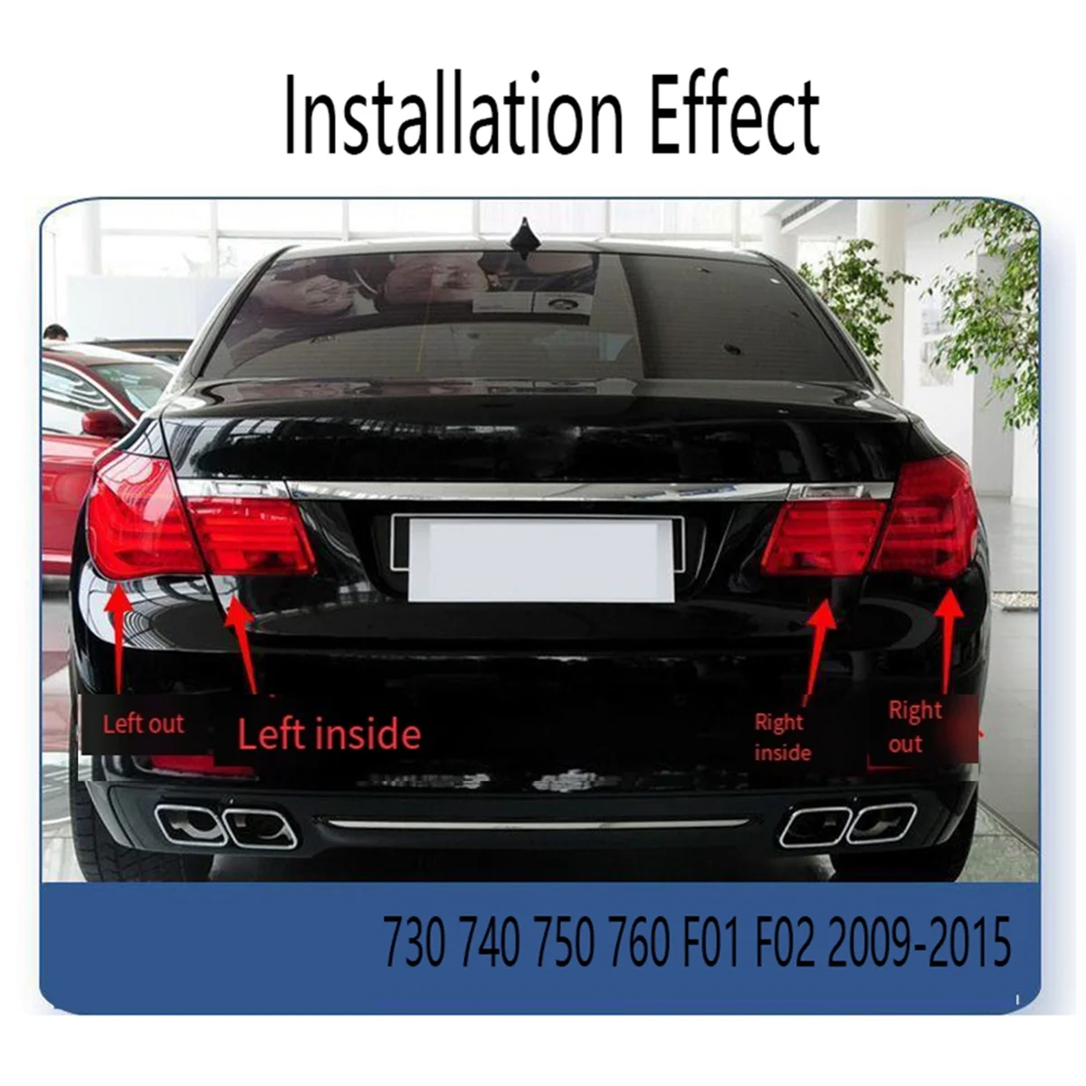 

Внешняя левая задняя фара для BMW 7 серии 730 740 750 760 F01 F02 2009-2015