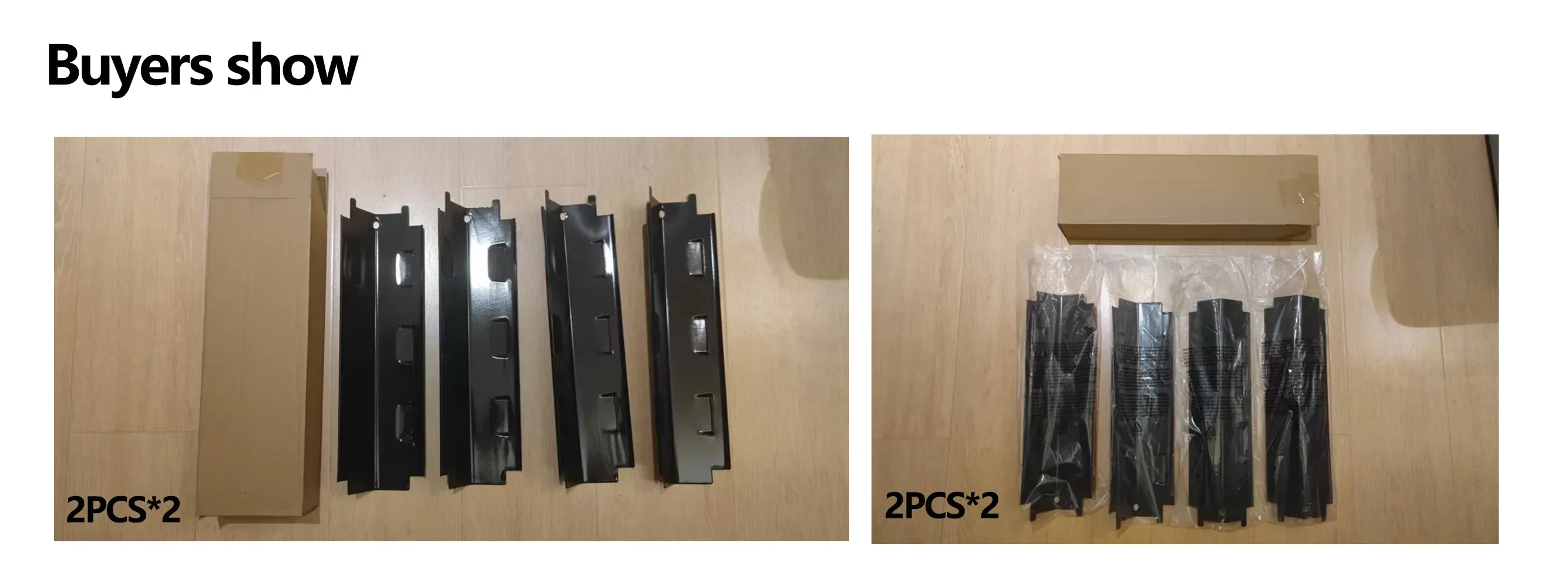 Description Picture 2 of item2Pcs Gas Grill Heat Plate BBQ Heat Tent Replacement Parts Charbroil Grill Parts BBQ Grill Heat Plate