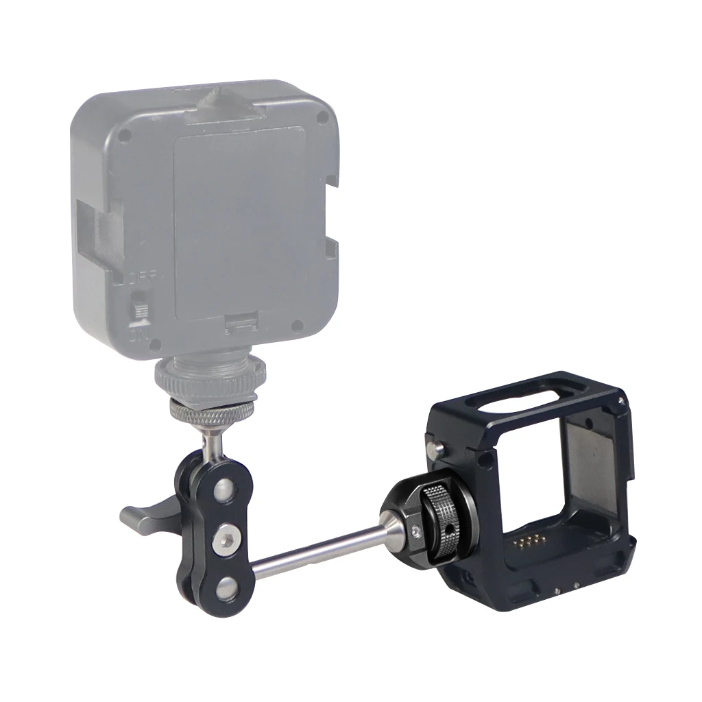 Magnetic Action Camera Cage For Action 2 Dual-screen Full Cage w/ Cold Shoe Mou
