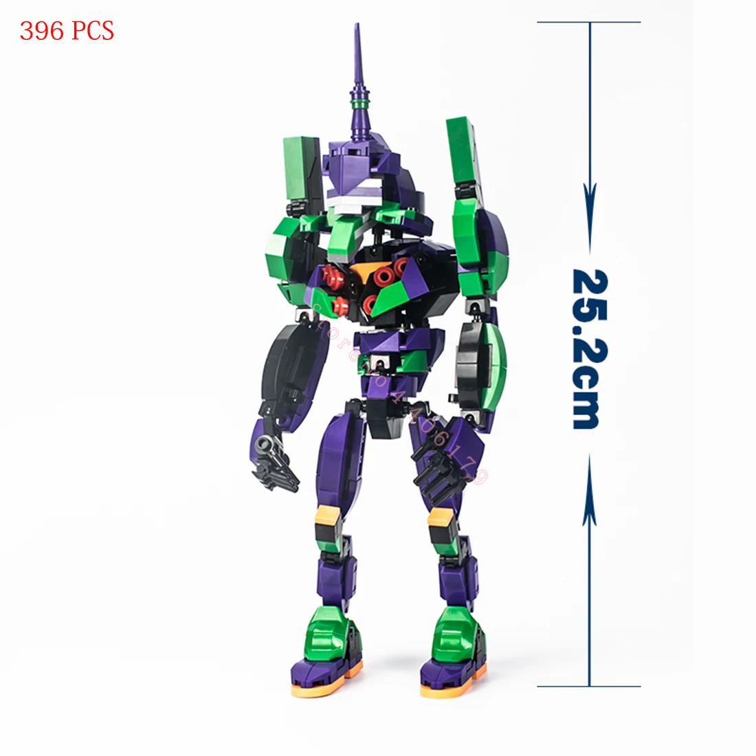 

Популярный робот-война технический воин MK Mecha EVA-01 тестовый Тип кирпичи для евангелионов модель фигурки оружие строительные блоки игрушки для подарка