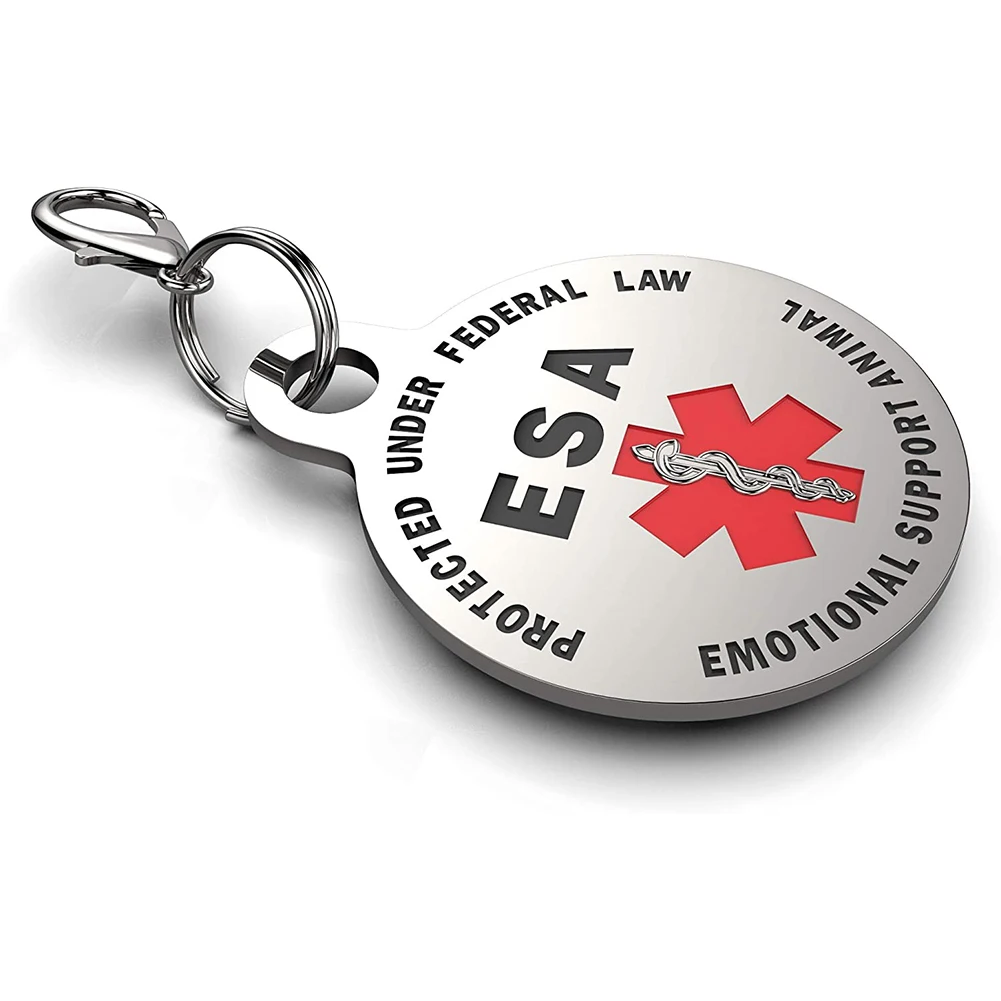 Personalized Dog & Cat Nameplate ID Tag – Double-Sided Engraved Pet Collar Accessory