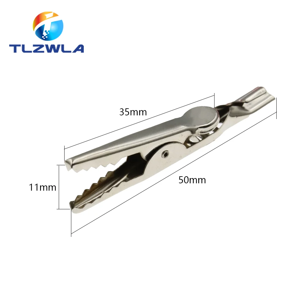 Alligator Clips 2PCS 10A 1000V Test Clip Clamp For Multimeter Tester Probe