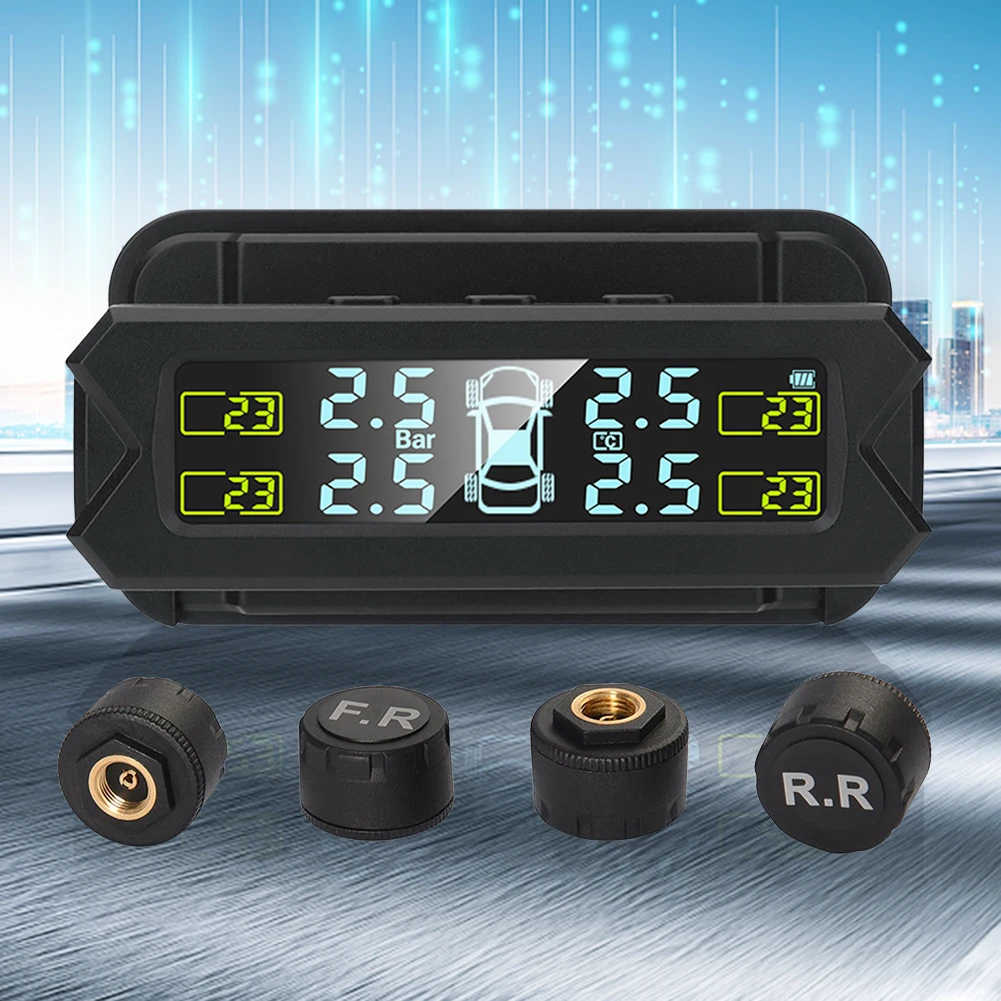 TPMS USB  ¾翭 ڵ Ÿ̾ з , LCD ÷, Ÿ̾ з ͸ ý, ܺ    4 , 400mAh