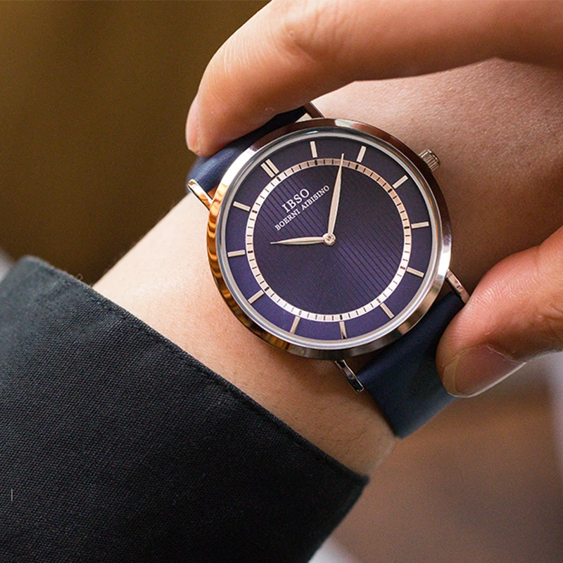 Waterproof Luxury Watch Men Steel Strap Casual Design Pointer Hand Clock Man Business Large Top Brand Leather Wristwatch Male