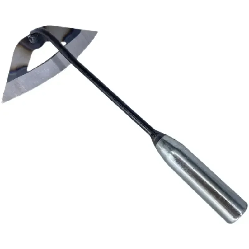 Description Picture 4 of item1pc, All-steel Hardened Hollow Hoe, Handheld Weeding Rake, Planting Vegetable Farm Garden Agriculture Tool Weeding Accessories
