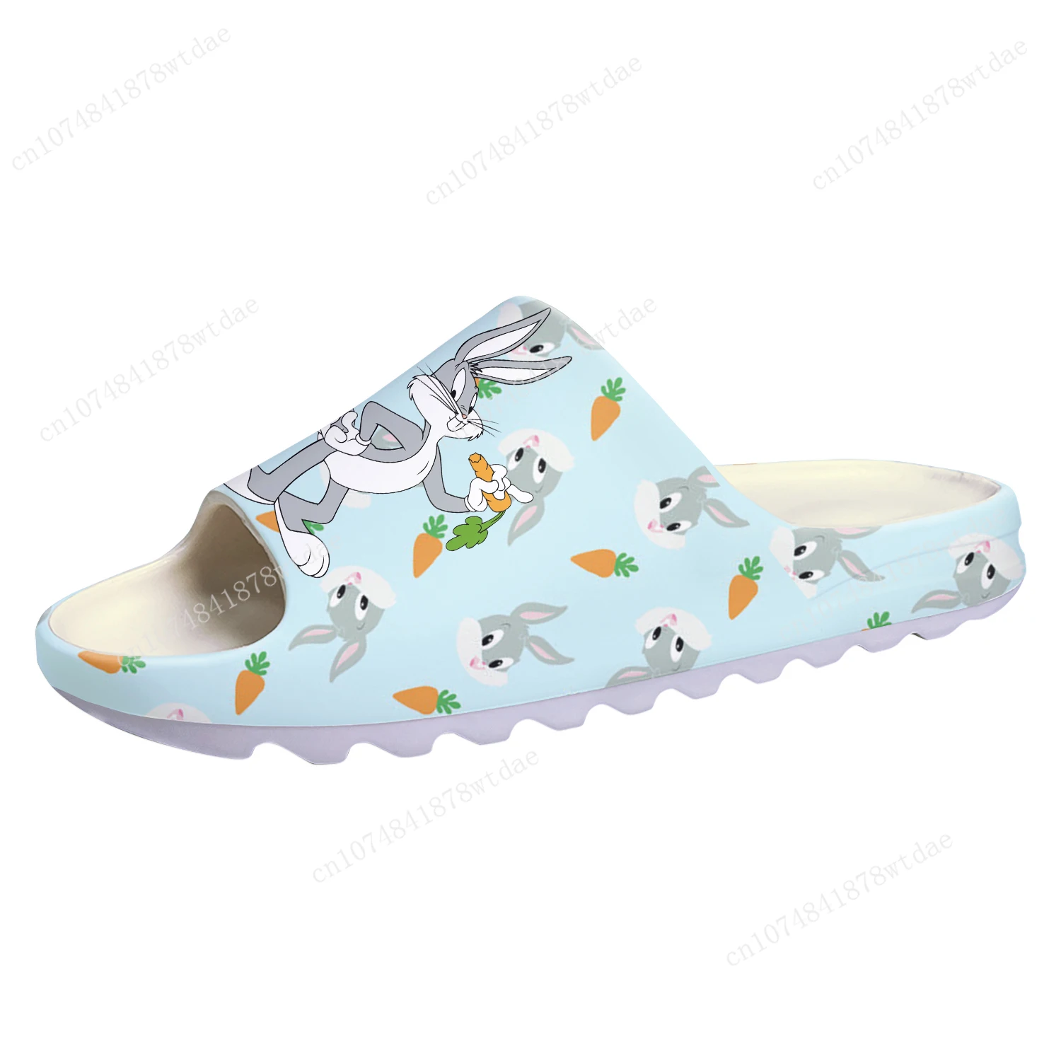 

Bugs Bunny Soft Sole Sllipers Mens Womens Teenager Home Clogs Classic Anime Cartoon Step In Water Shoe On Shit Customize Sandals