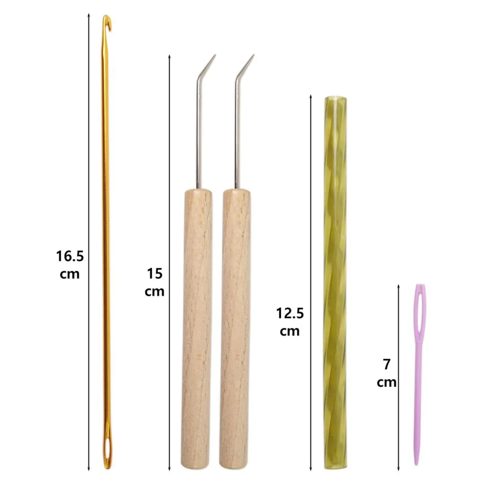 Knitting Loom 5 Pieces Round Loom Hook Set for Kids Adults Loom Pick Tool & Pin
