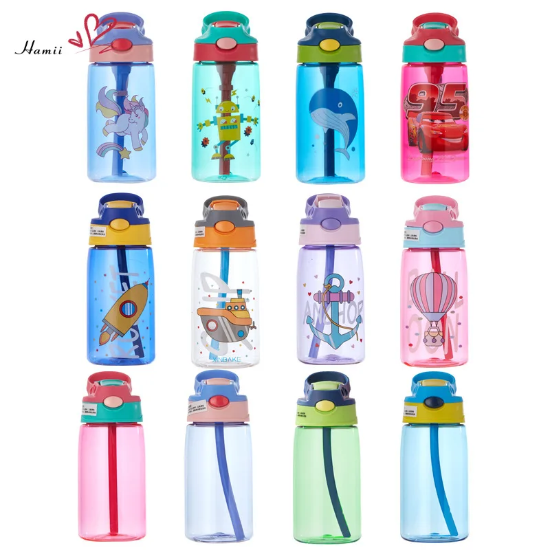 Kids Water Sippy Cup Creative Cartoon Baby Feeding Cups with Straws Gravity  Ball Handle Leakproof Children's Cups Toddler Cups - AliExpress