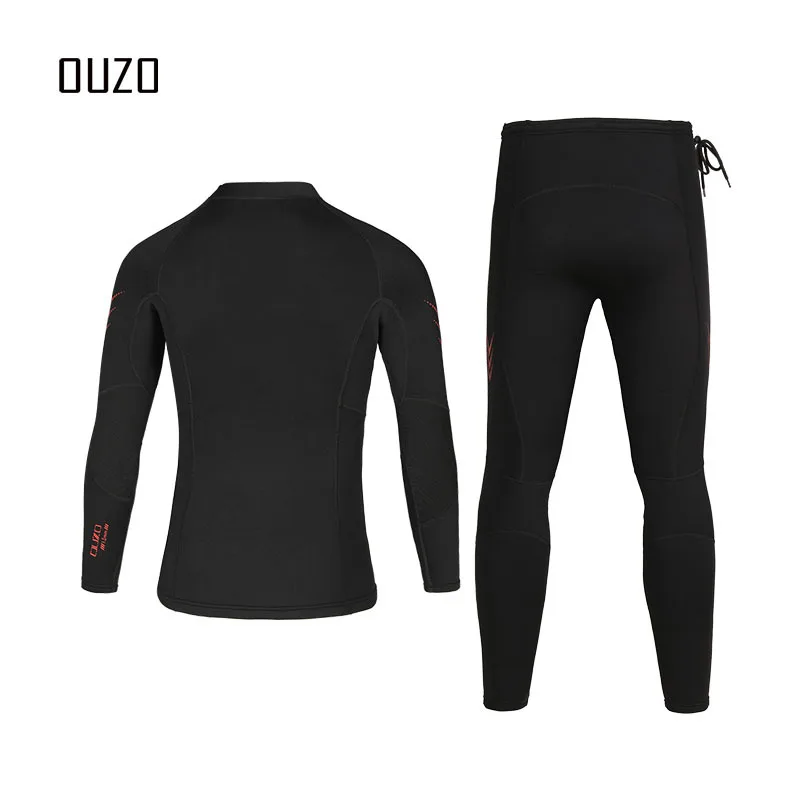 1.5mm diving suit CR super elastic insulation, sun protection, cold protection, waterproof female split diving suit