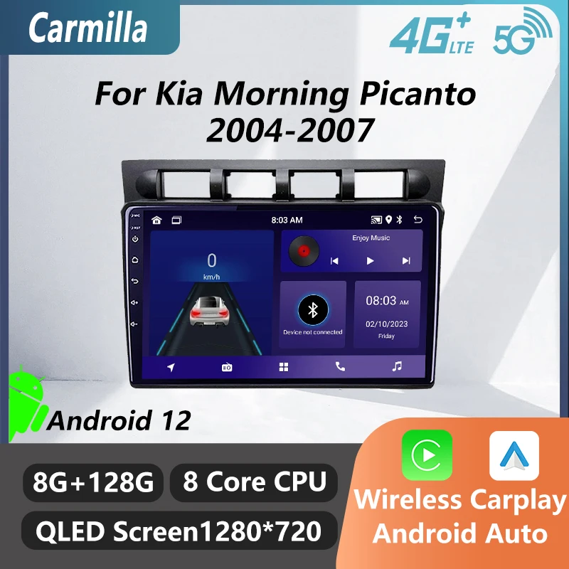 

2 Din Android Stereo For Kia Morning Picanto 2004-2007 WIFI GPS Car Radio Navigation Multimedia Player Head Unit Autoradio Auto