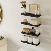Fixwal Floating Shelves for Wall, Wall Mounted Rustic Wood Shelves for Bathroom, Living Room, Bedroom and Kitchen, Wall Shelves 2