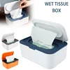 Wipes Dispenser Dustproof Tissues Wipes Case with Lids Multifunctional Baby Wipe Holder Large Capacity Sealing Container Case 1