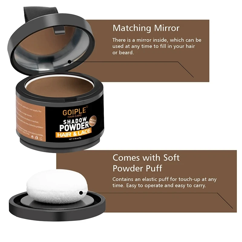 Elevate Hair Line Powder Instantly Conceal Hair Loss For Thinning Area – Elevate Hair Inc-1108442