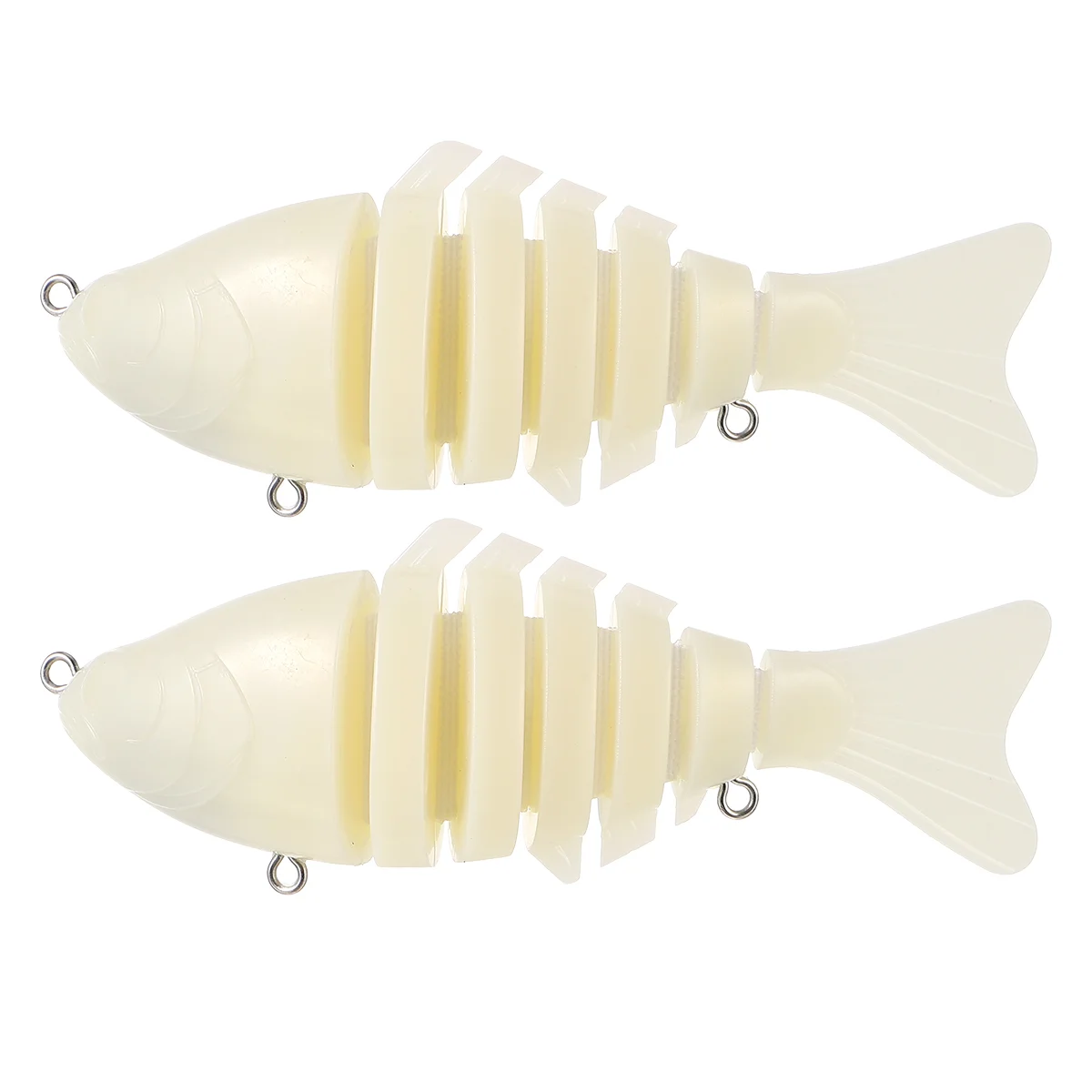 

2 Pcs Bass 7-section Multi-section Fish Embryo Body 10cm Bait Can Be Graffiti Blank Fake Fishing Lures Hard Abs Swim Baits