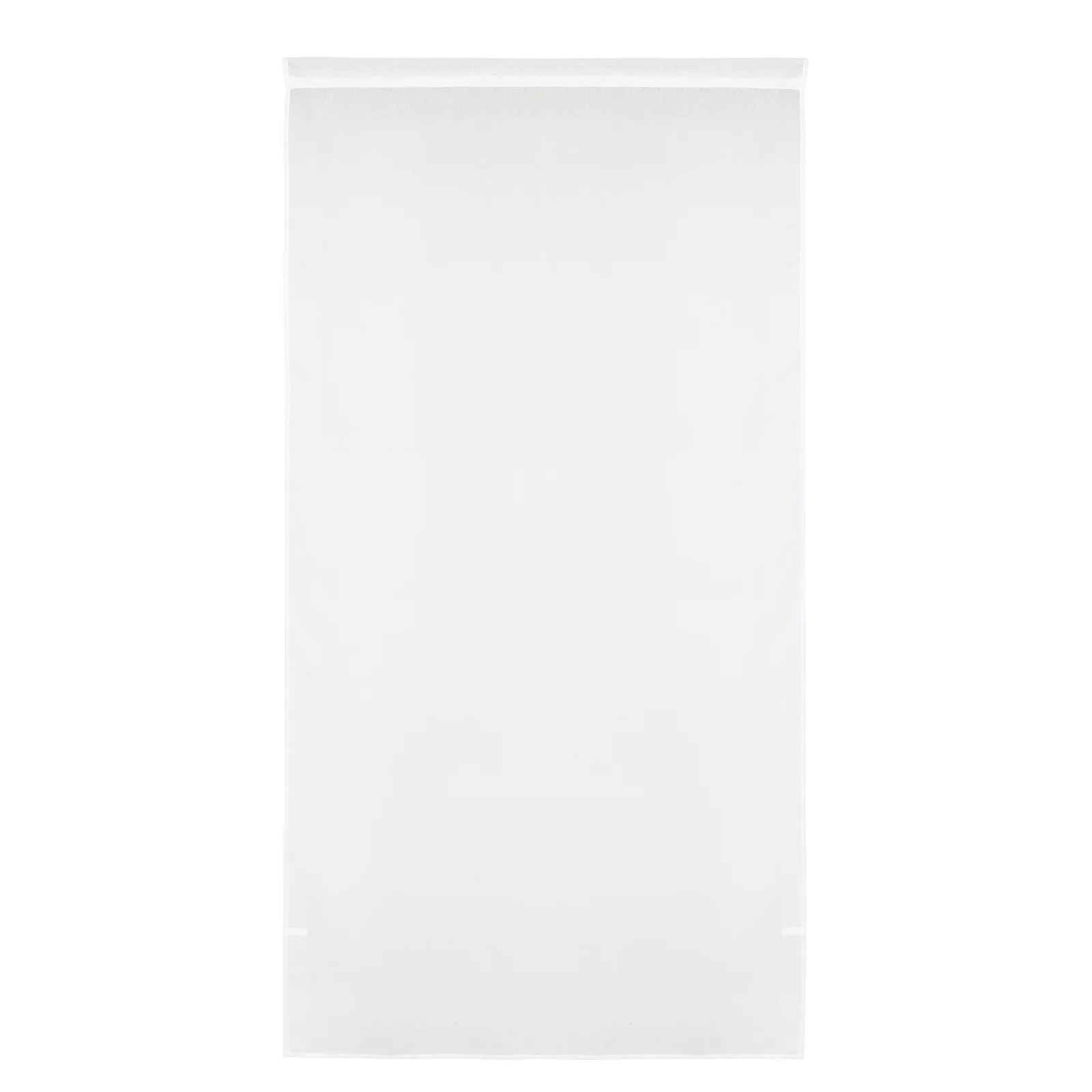 

100X200cm Linen Sheer Curtains Semi Sheer Curtain Panel Voile Window Tulle for Bedroom Living Room (White)