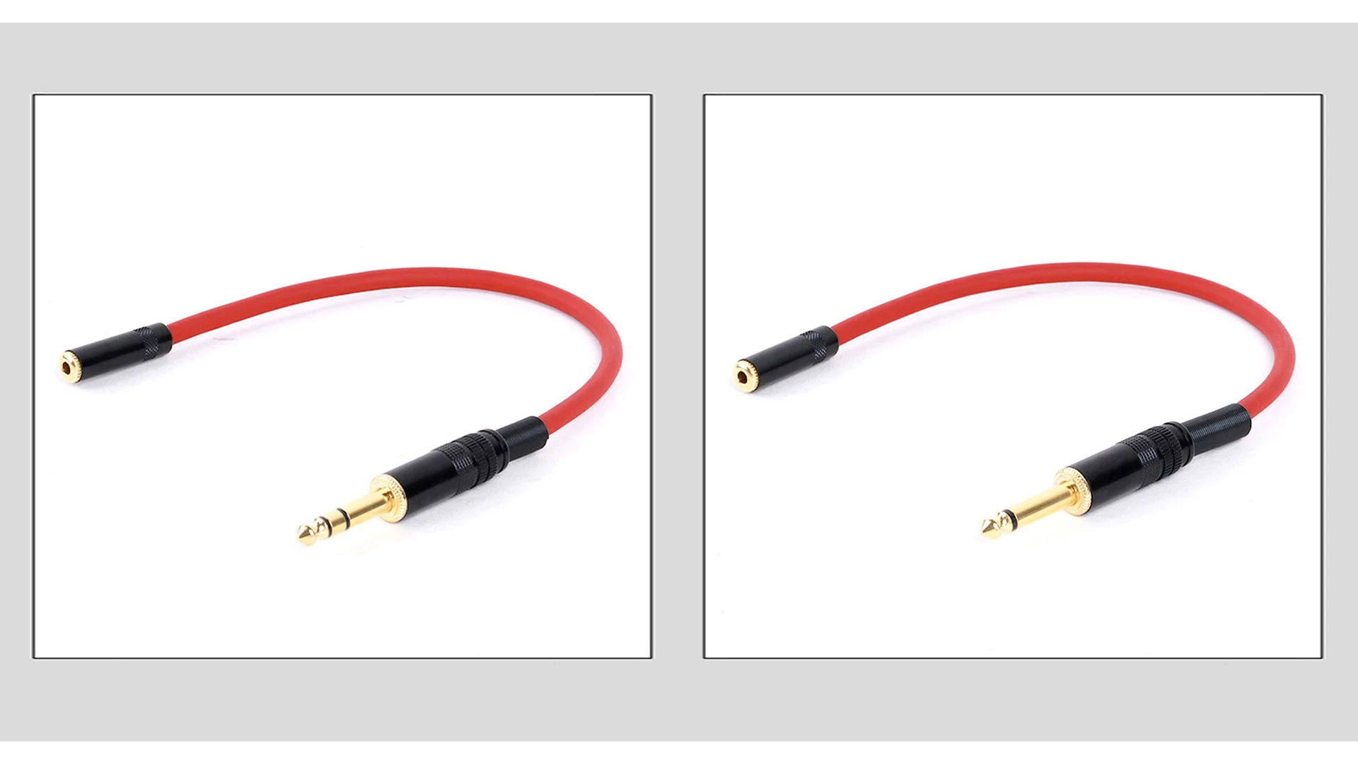 Stereo/Mono 6,35mm 1/4 "bis 3,5mm 1/8" trs Kopfhörer anschluss Adapter 3,5 Buchse auf 6,5 Stecker Aux Audio Kabel für Gitarren lautsprecher Mixer – Detail 4