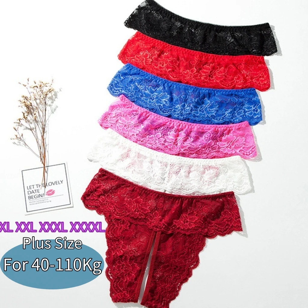 

Сексуальное женское нижнее белье, прозрачное женское эротическое нижнее белье с цветочным кружевом, размеры XL, XXL, XXXL, XXXXL