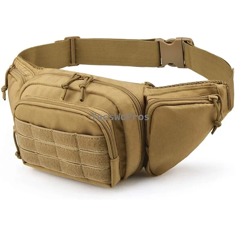 Tactical Gun Waist Bag Holster Chest Training Hiking Shooting Hunting Pistol Holster Bag Cs Airsoft Paintball Combat Bags 2