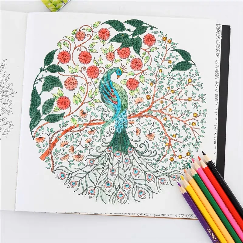 Secret Garden Coloring Book Set 2