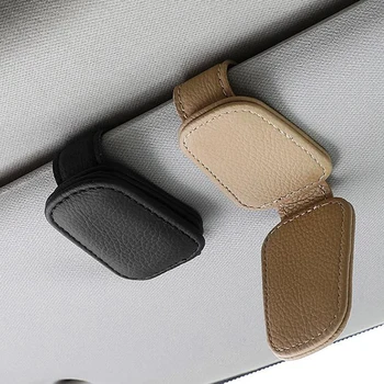Clip Universale per Occhiali da Sole Auto, Porta Carte e Biglietti, Supporto per Penne, Custodia per Occhiali, Accessori Auto per Visiera Parasole
