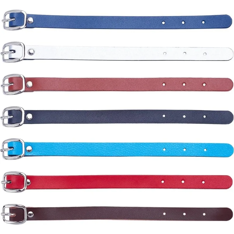 4 Cinghie Di Estensione In Pelle PU Per Kilt – Fibbie In Metallo, Regolabili, 5 Fori – Marrone Scuro, Multifunzione (bici, Fai Da Te, Abbigliamento)