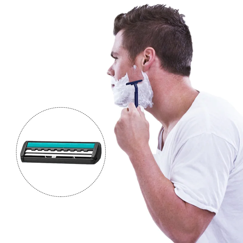 

Disposable Razor for Men Plastic Handle Portable Stainless Steel Razor Blade Bathrooms Disposable Shaving Face Care Shaving