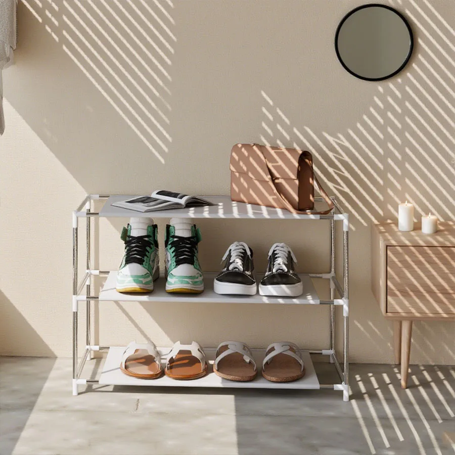 1pc Simple Multi-Layer Shoe Rack, Durable Shoe Storage Shelf, Easy to Assemble and Boot Organizer Container