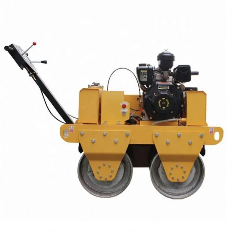

Supply Construction Machine 600Kg Walk Behind Mini Road Roller Compactor