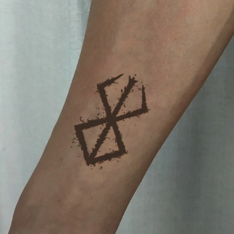 Waterproof Geometric Temporary Tattoo Stickers Set