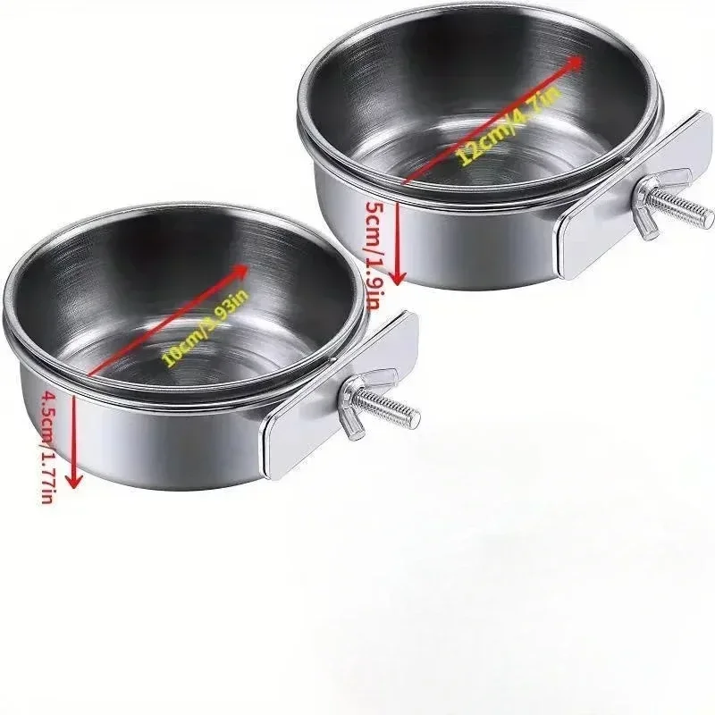 Stainless Steel Bird Bowl 4