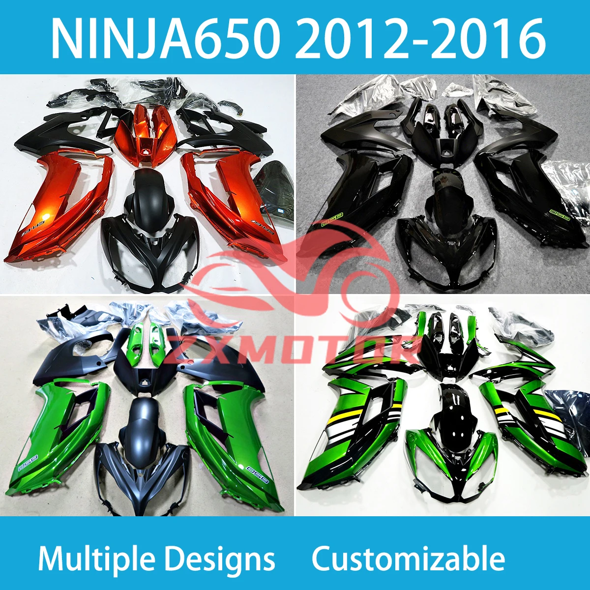 

Обтекатели для кузова мотоцикла KAWASAKI NINJA650 2012 2013 2014 2015 2016 аксессуары для мотоциклов Обтекатели для детей 12-16
