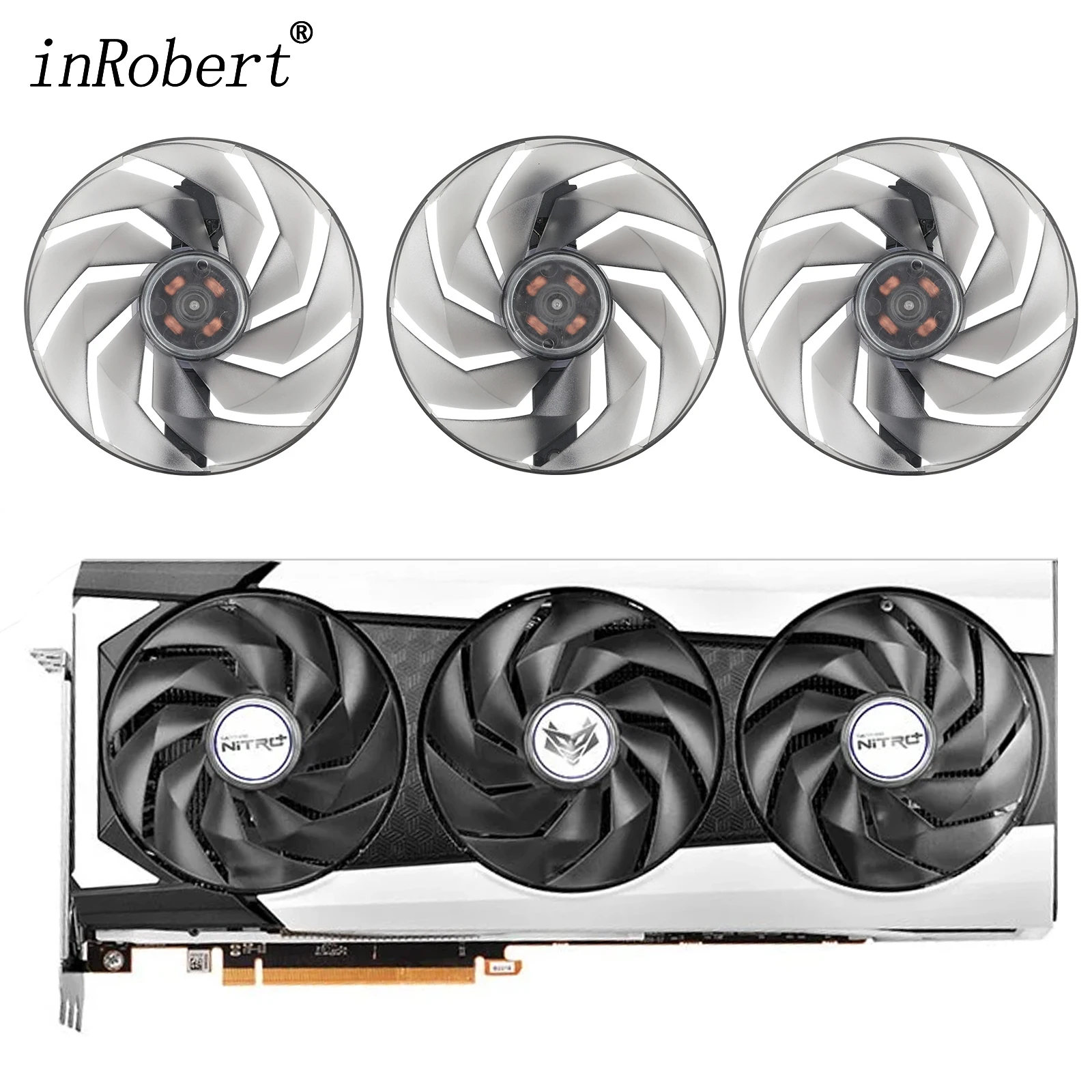 La Nuova Ventola Di Raffreddamento Muslimex Da 95Mm Sostituisce Per Sapphire Nitro + Amd Radeon Rx 6950 Xt Ventola Di Raffreddamento Della Scheda Graf