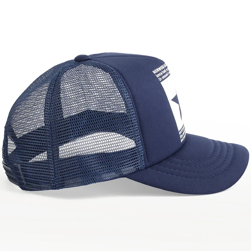 Baseball Cap for Men Women Hip Hop Pentagram Adjustable Trucker Visor Sun Hat Summer Spring Male Female Mesh Snapback Caps