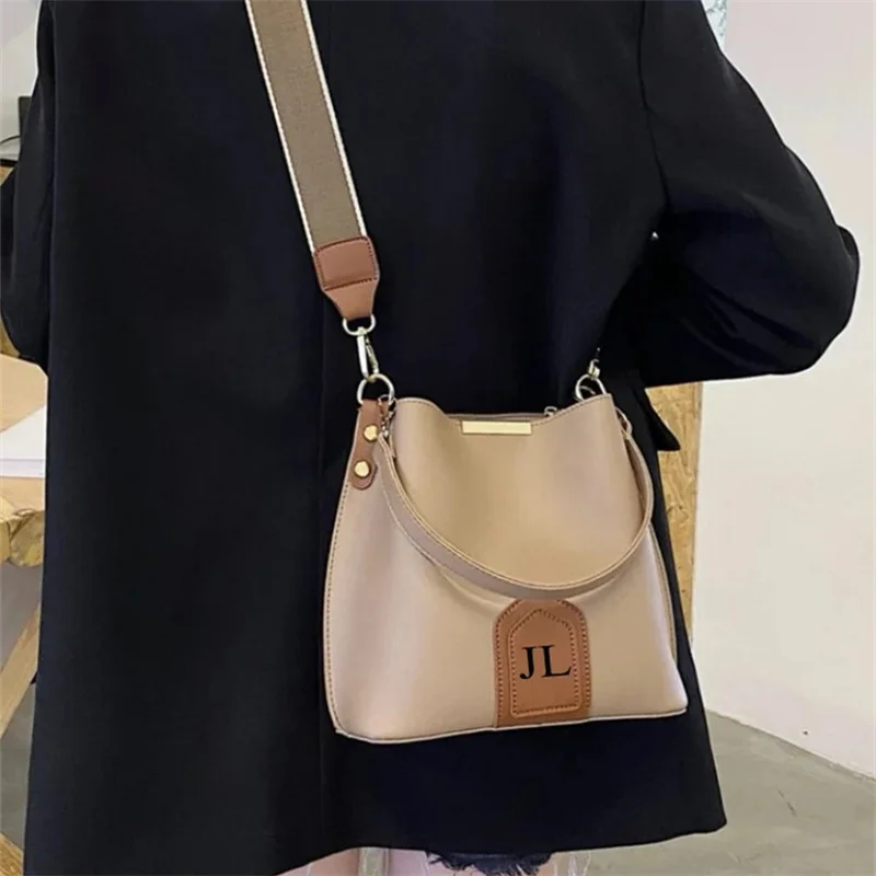 Personalised Leather Bucket Bag