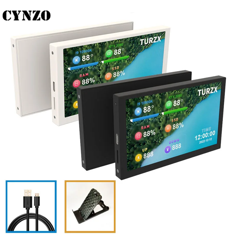 IPS TYPE-C ̴ ITX PC ̽ , ̸ ĳֿ DIY ǻ  ȭ, CPU GPU RAM HDD,USB  AIDA64, 5 ġ