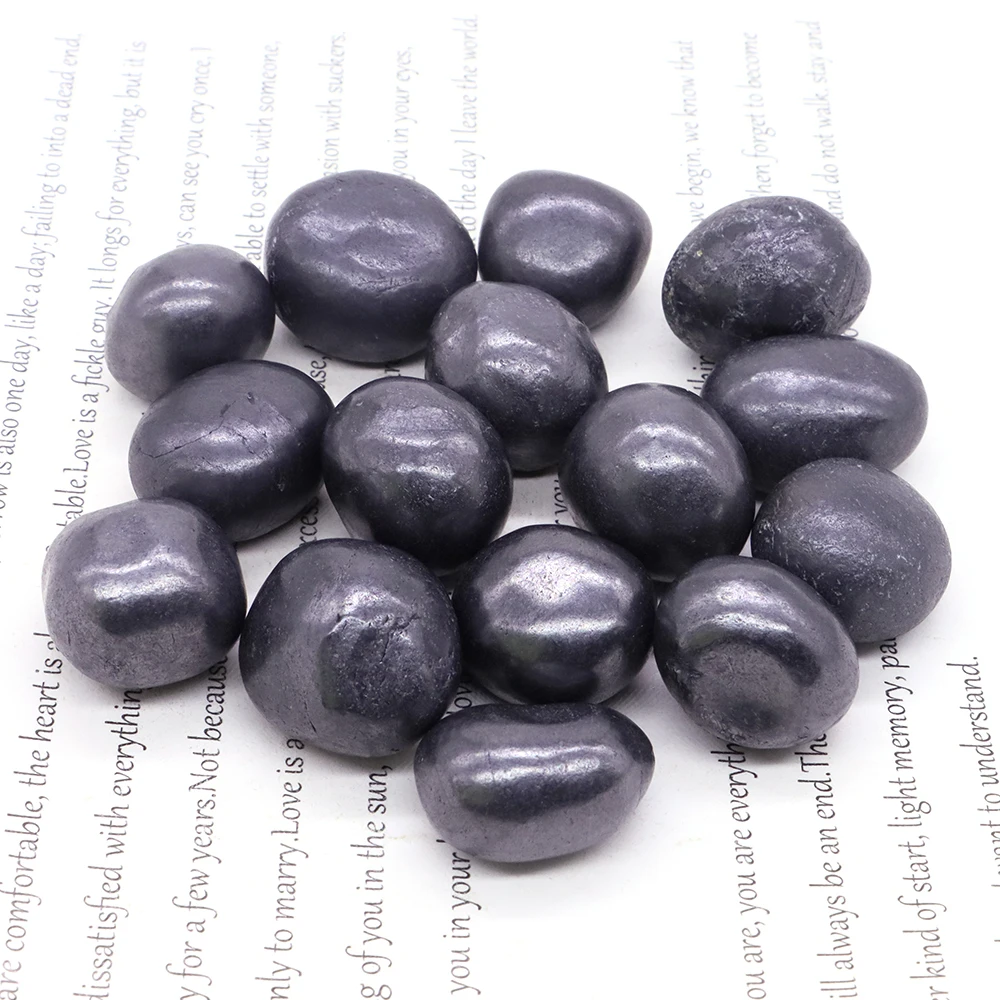 

Natural Shungite Irregular Tumbled Stone Reiki Healing Crystal Quartz Aquarium Mineral Gemstone Home Decor Specimen Decoration