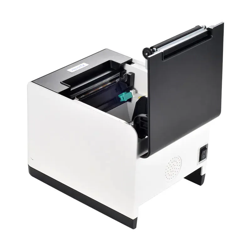 Xprinter 열전사 라벨 영수증 프린터, 바코드 인쇄, 스티커 용지 프린터, 127 mm/s XP-T371U, 20mm 80mm, 3 인치