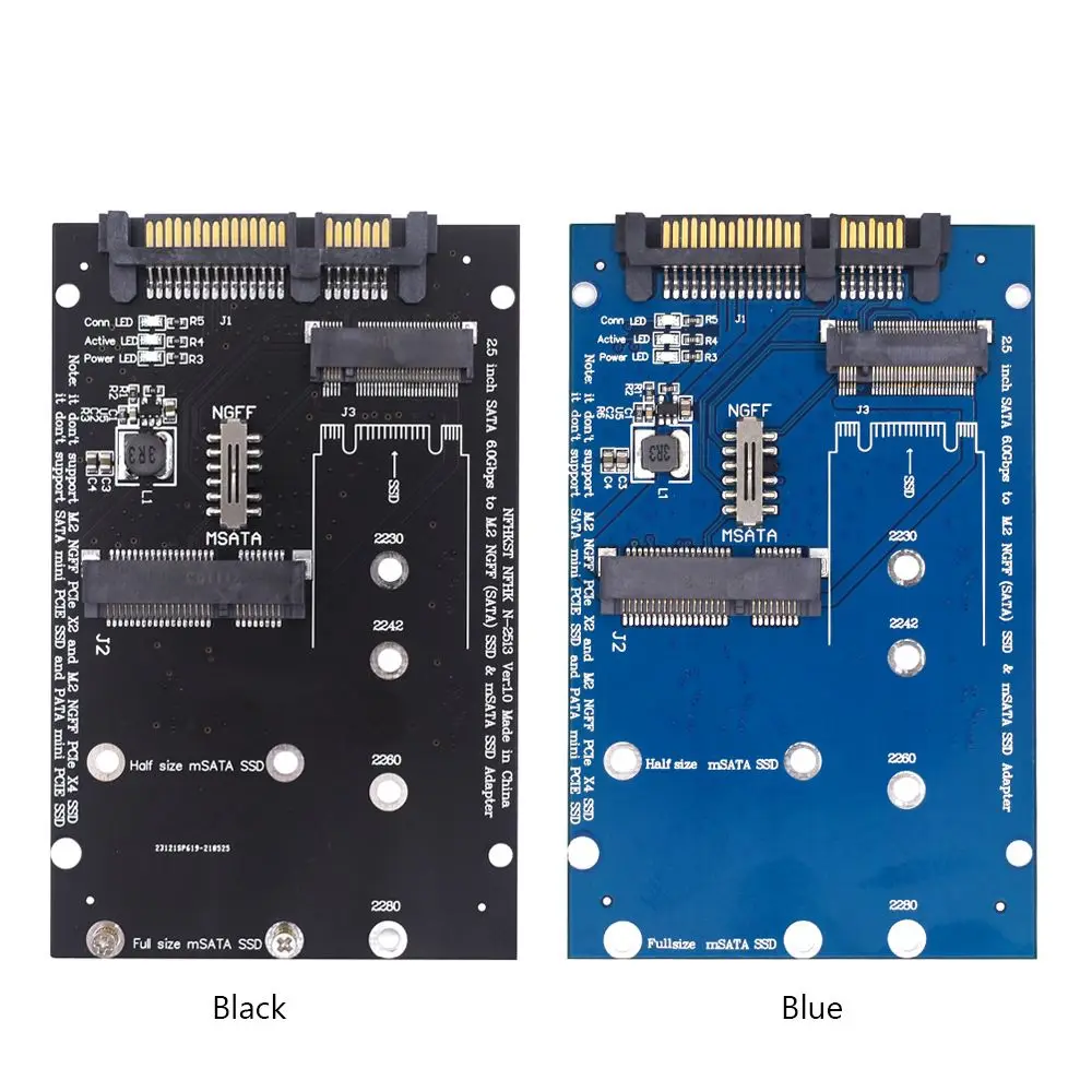 ǰ 6.0Gbps   2.5 ġ SATA-M2 NGFF ȯ ī  ÷Ʈ, M.2 MSATA-SATA