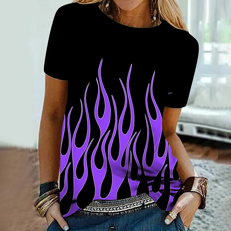 Colorful Flame Print