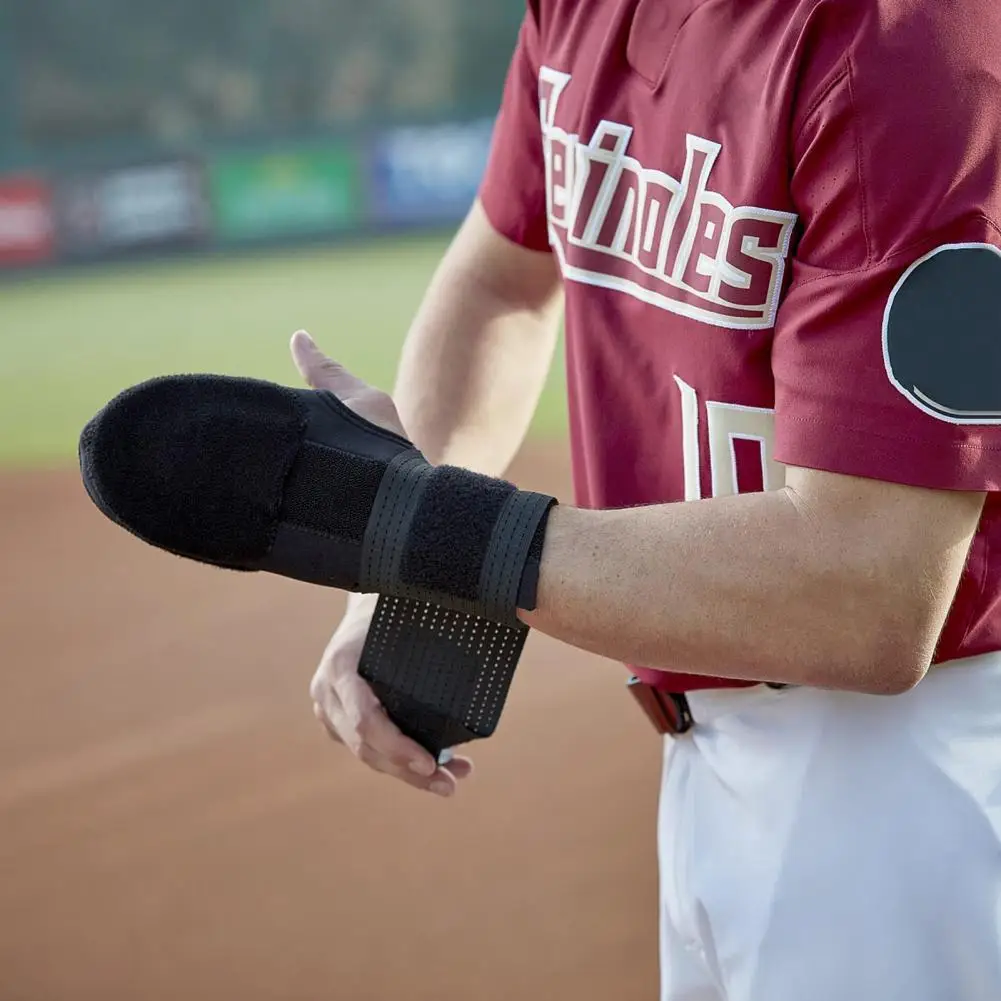 1Pc Baseball Sliding Mitt with Fastener Tape Extra Thick Adjustable Softball Protective Glove Wrist Protector Sport Supplies